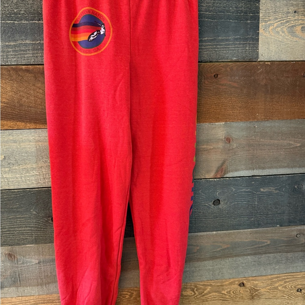 Aviator Nation Red Kids Sweatpants